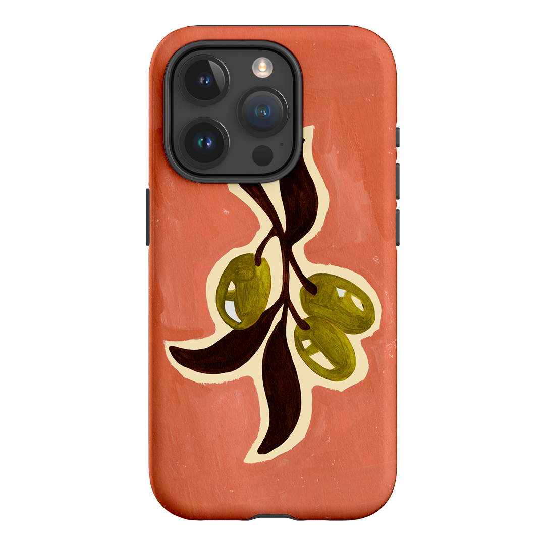 Olives Printed Phone Cases iPhone 15 Pro / Armoured by Studio Bon - The Dairy