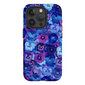 Pansy Jumble Printed Phone Cases iPhone 15 Pro / Armoured by Kayla Henley - The Dairy