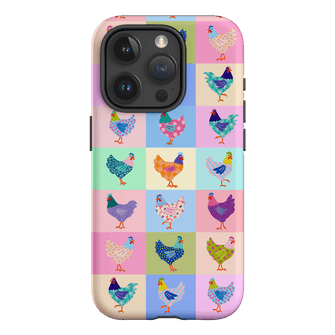 Pastel Chickens Printed Phone Cases iPhone 15 Pro / Armoured by Kayla Henley - The Dairy