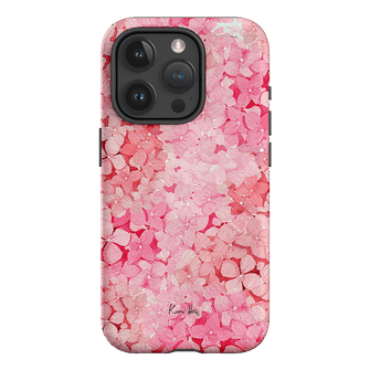 Hydrangea Pink Printed Phone Cases iPhone 15 Pro / Armoured by Kerrie Hess - The Dairy