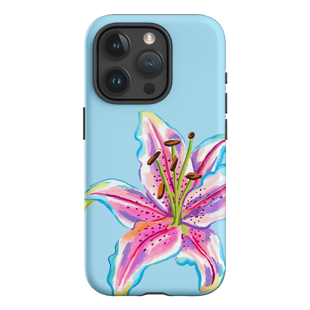 Sky Lily Printed Phone Cases iPhone 15 Pro / Armoured by Femke Studio - The Dairy