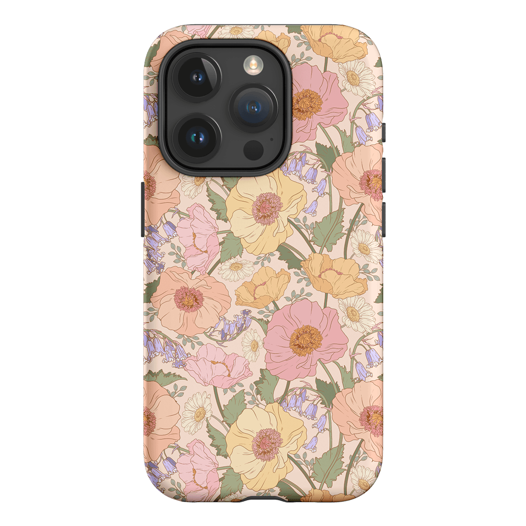 Spring Poppy Printed Phone Cases iPhone 15 Pro / Armoured by Kasiags Art - The Dairy