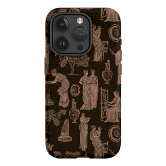 Symposium Burnt Umber Printed Phone Cases iPhone 15 Pro / Armoured by Veronica Tucker - The Dairy