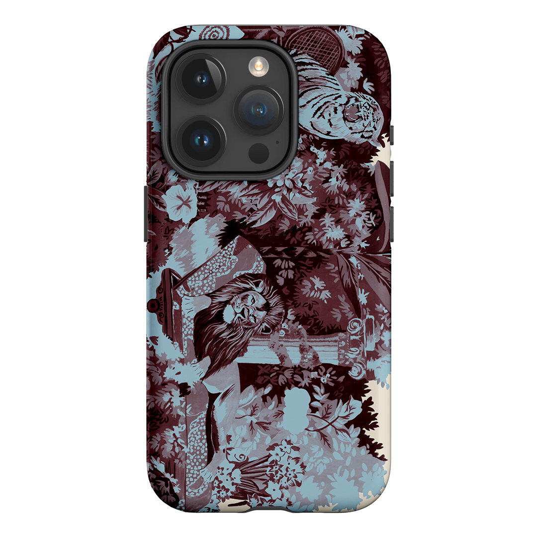 Tippi Blue Printed Phone Cases iPhone 15 Pro / Armoured by Desmond & Dempsey - The Dairy