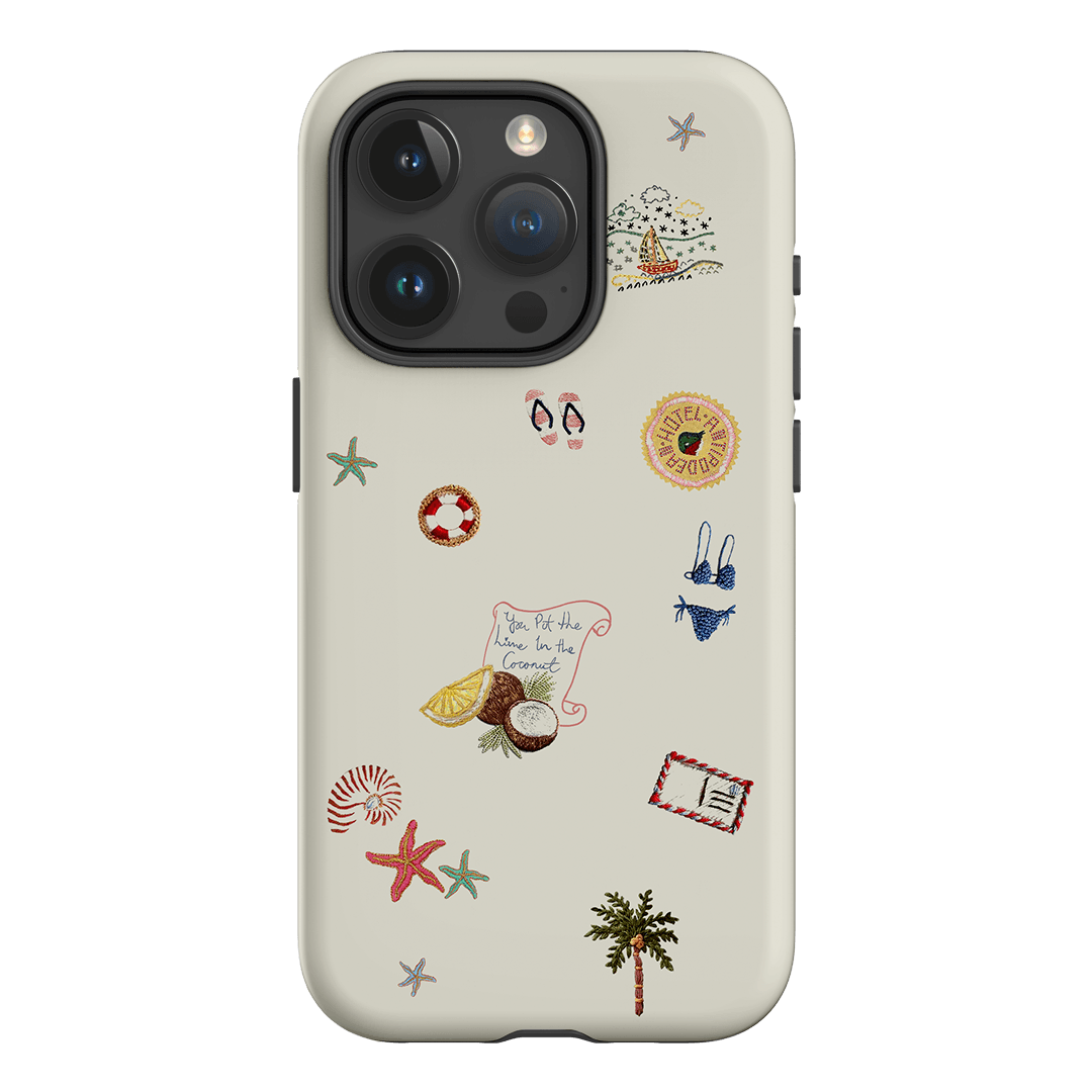 Vacay All Day Cream Printed Phone Cases by Antipodean - The Dairy