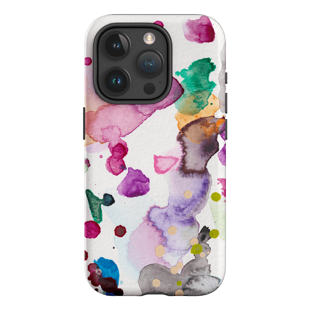Watercolour Palette Printed Phone Cases iPhone 15 Pro / Armoured by The Dairy - The Dairy