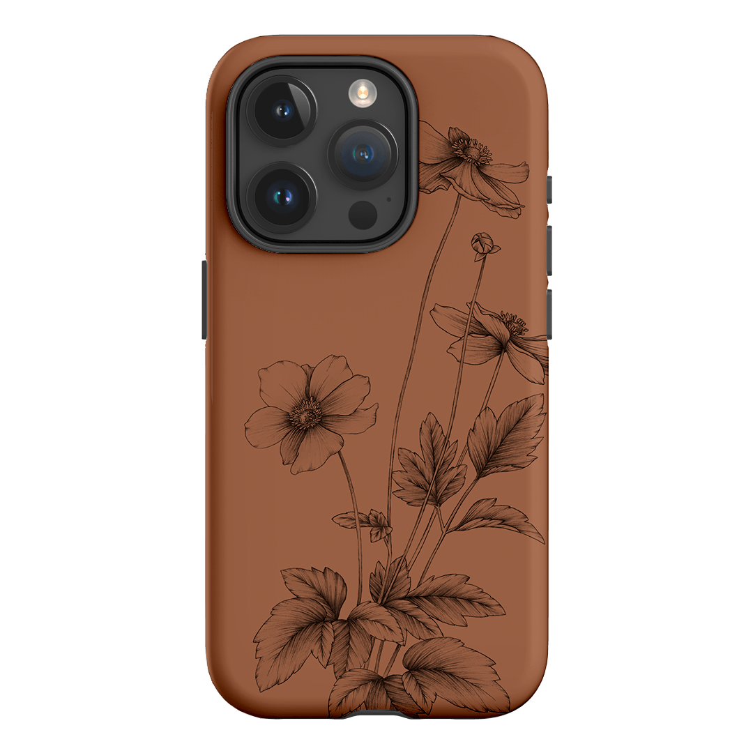 Windflowers Study Printed Phone Cases iPhone 15 Pro / Armoured by Typoflora - The Dairy