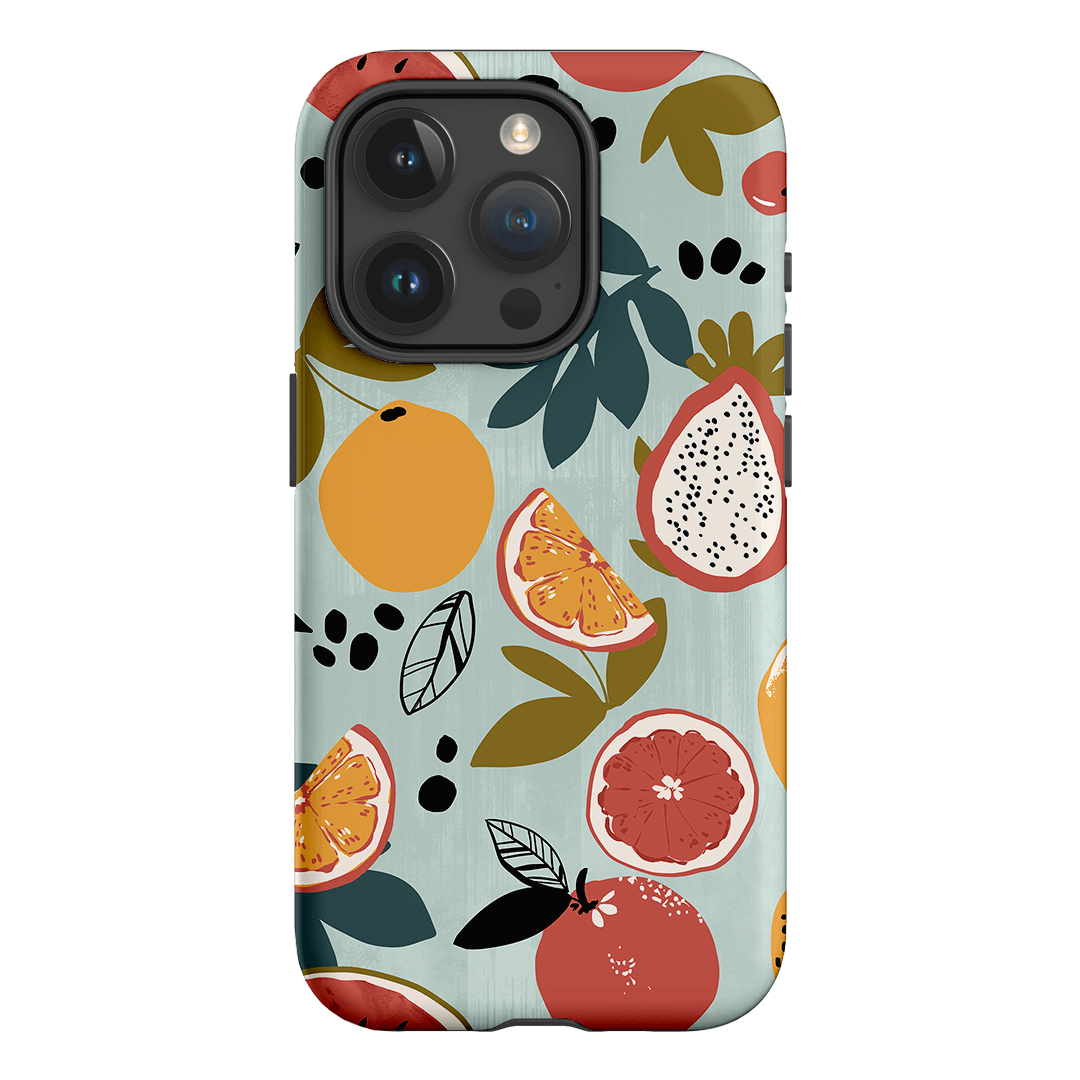 Fruit Market Printed Phone Cases iPhone 15 Pro / Armoured by Charlie Taylor - The Dairy