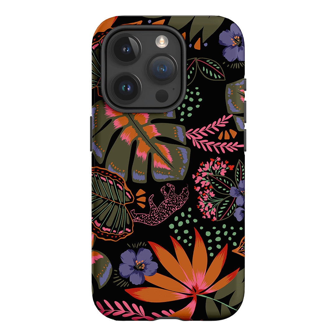 Jungle Leopard Printed Phone Cases iPhone 15 Pro / Armoured by Charlie Taylor - The Dairy