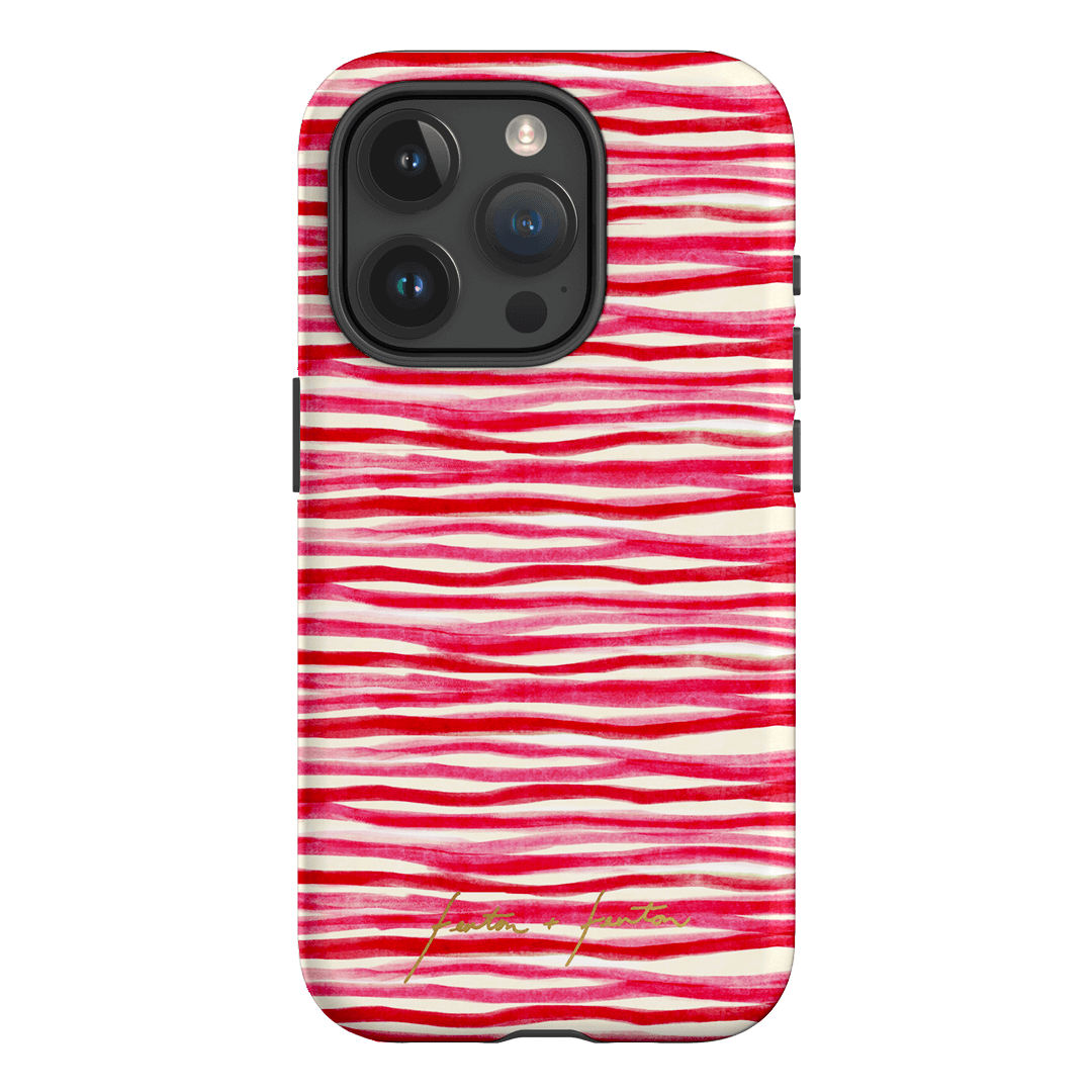 Squiggle Printed Phone Cases iPhone 15 Pro / Armoured by Fenton & Fenton - The Dairy