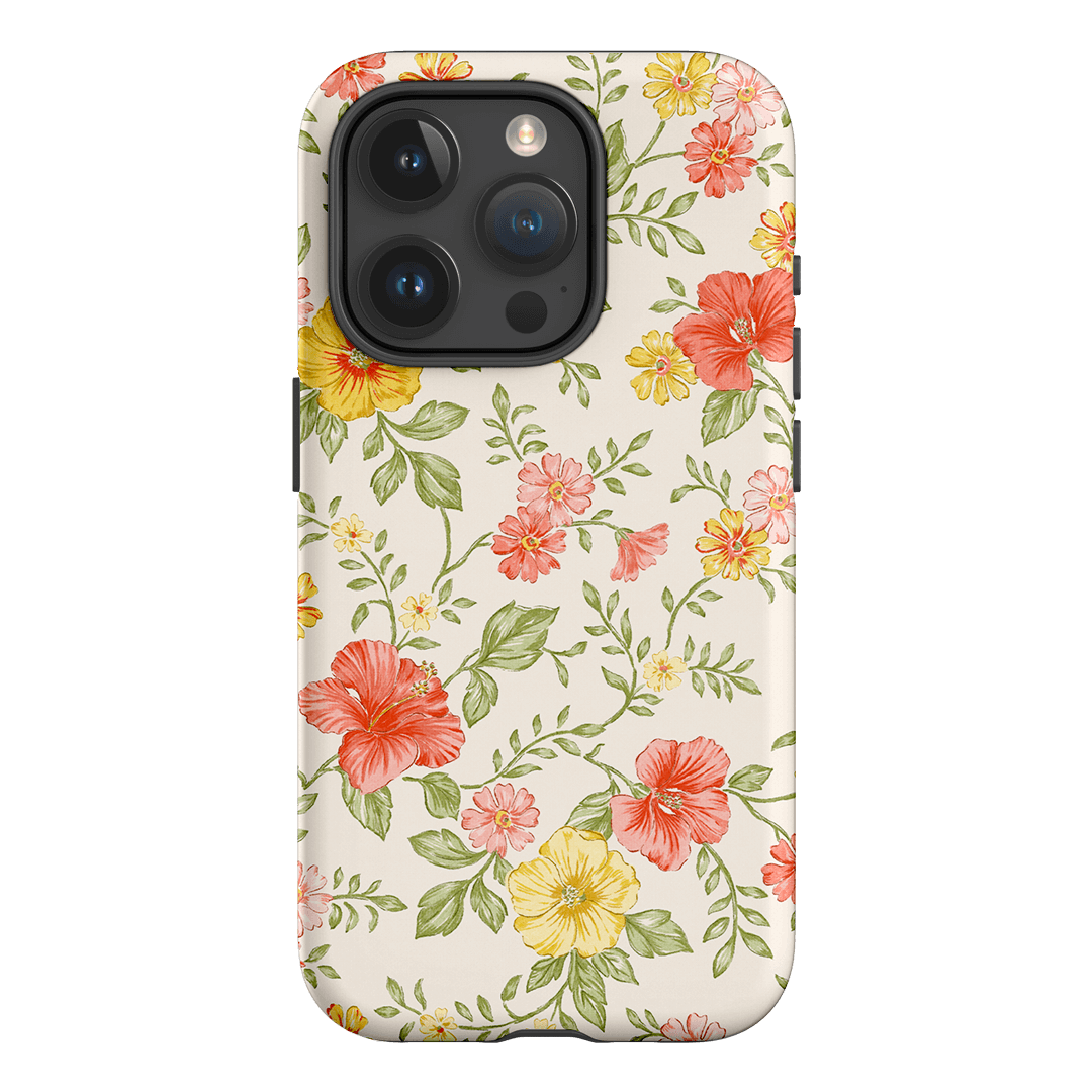 Hibiscus Printed Phone Cases iPhone 15 Pro / Armoured by Oak Meadow - The Dairy