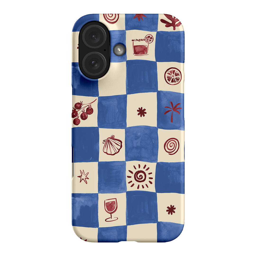 Afternoon Mezze Cornflower Printed Phone Cases iPhone 16 / Snap by Charlie Taylor - The Dairy