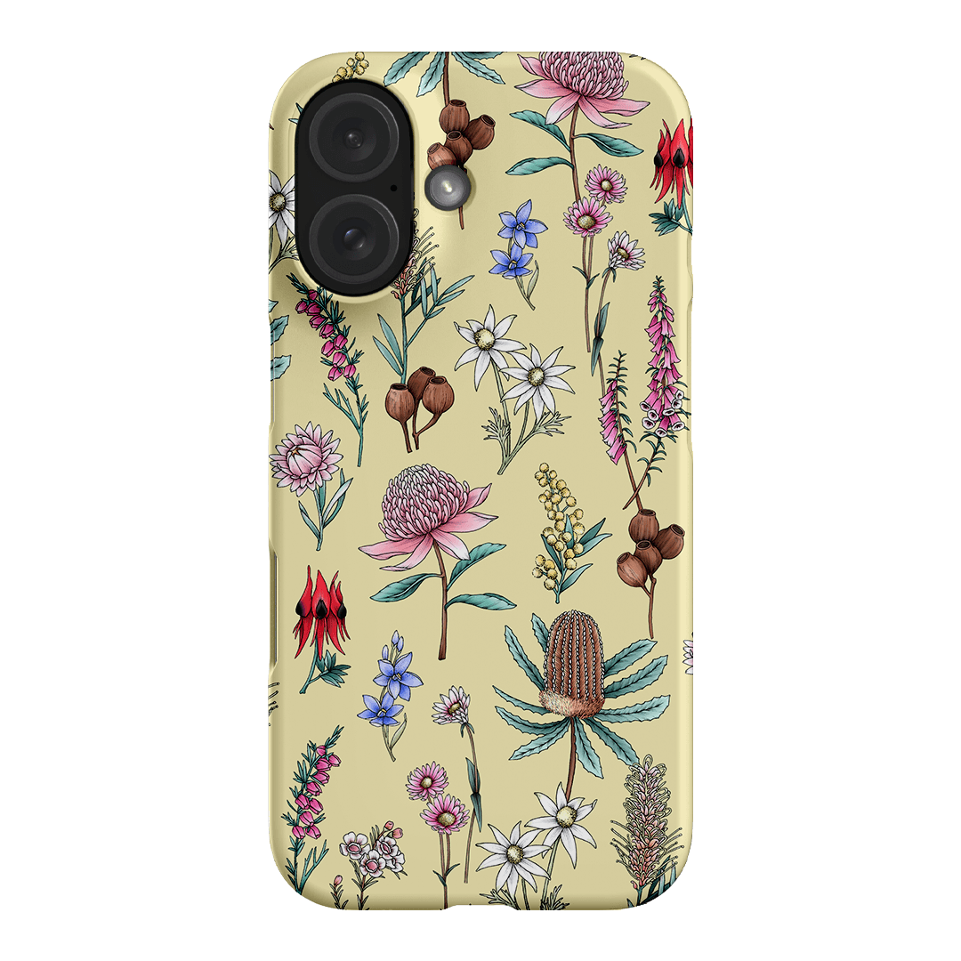 Banksia Butter Printed Phone Cases iPhone 16 / Snap by Typoflora - The Dairy
