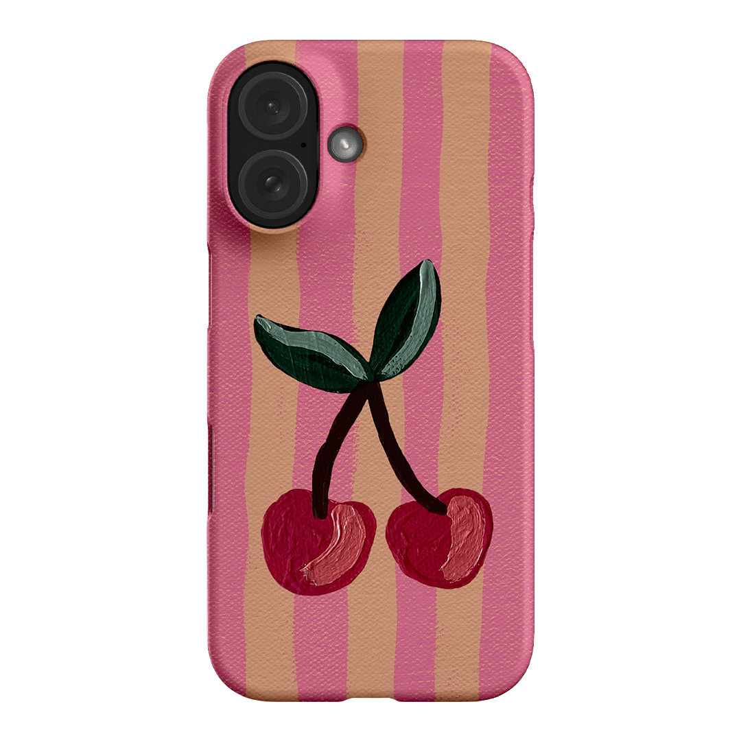 Cherry On Top Printed Phone Cases iPhone 16 / Snap by Amy Gibbs - The Dairy