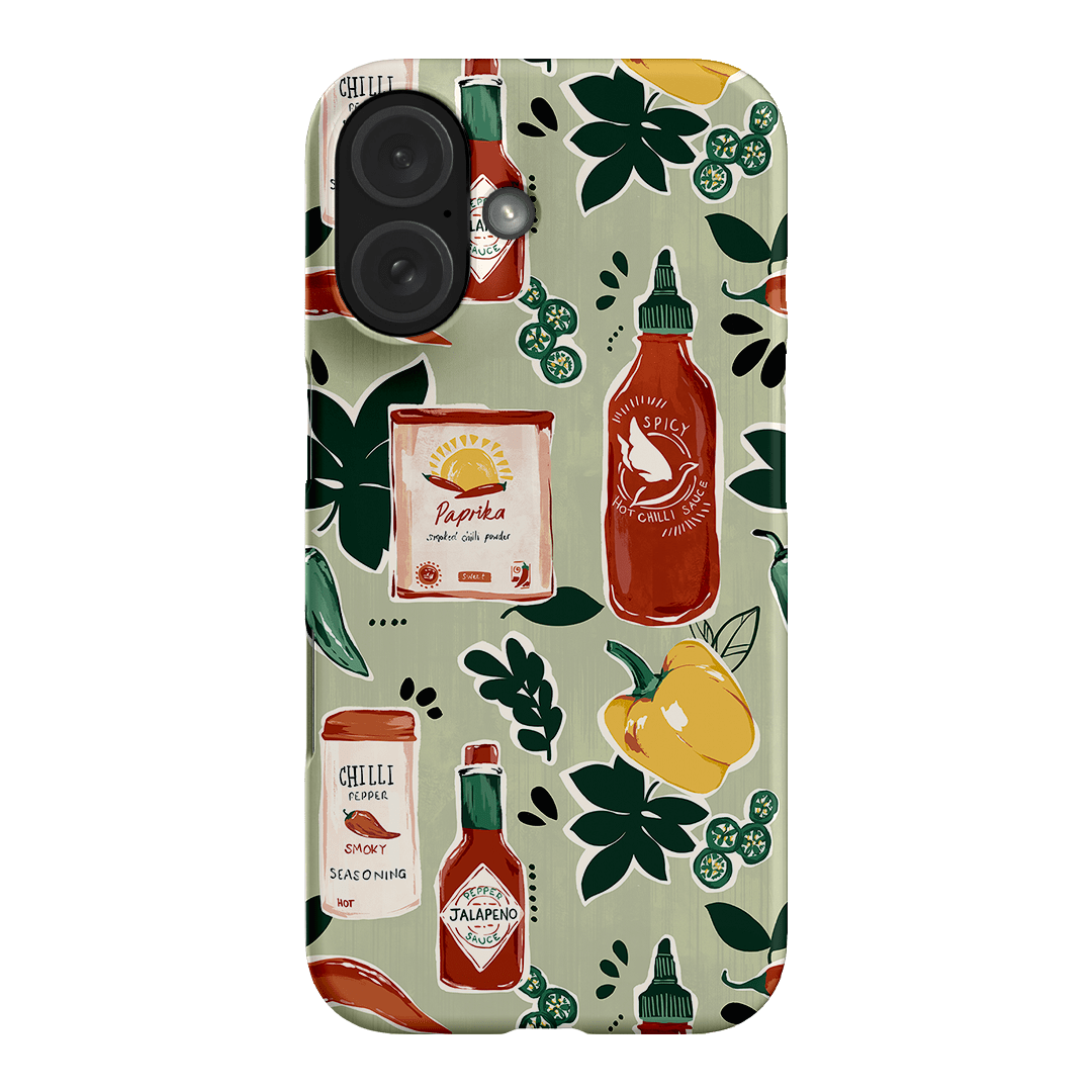 Chilli Pepper Printed Phone Cases iPhone 16 / Snap by Charlie Taylor - The Dairy