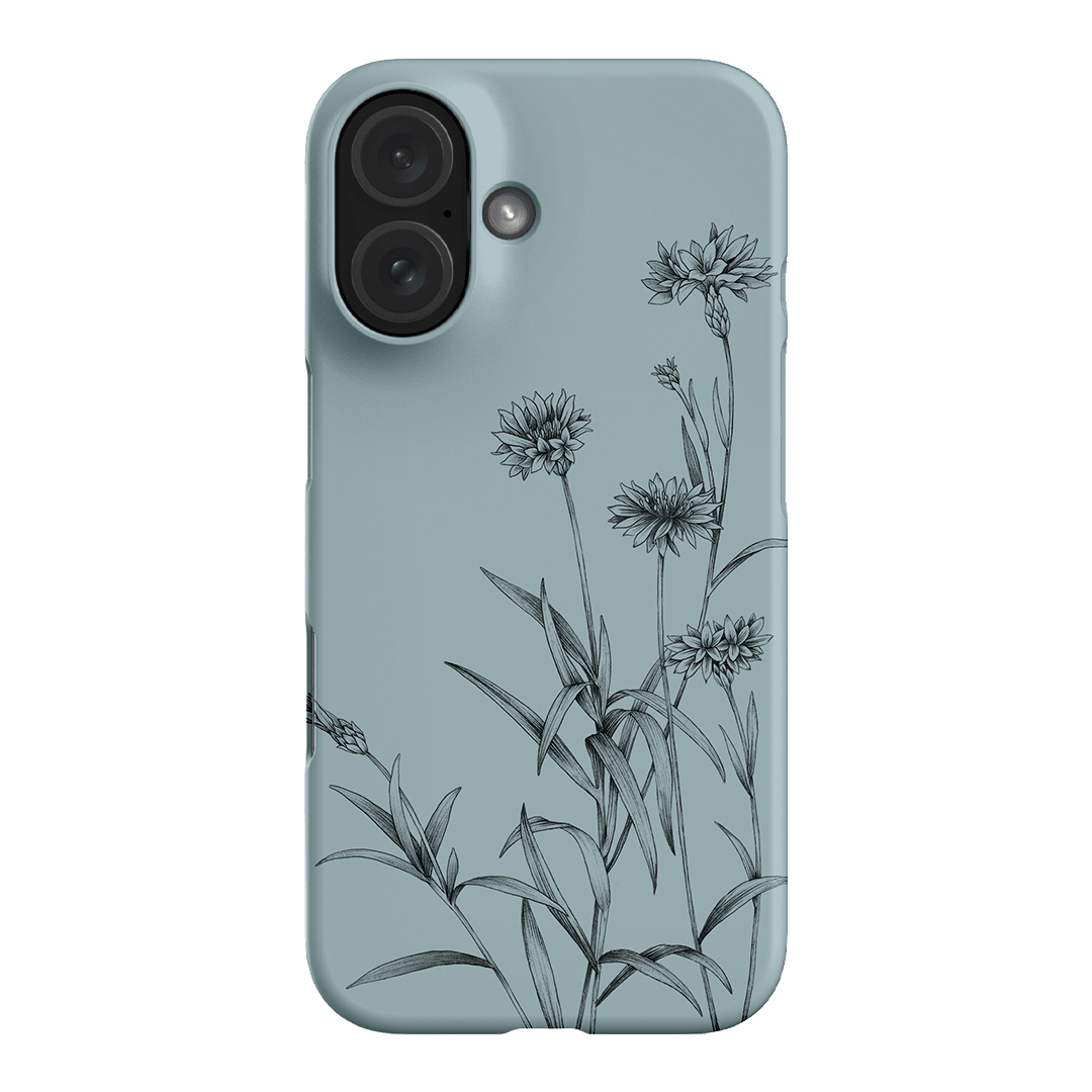 Cornflowers Study Printed Phone Cases iPhone 16 / Snap by Typoflora - The Dairy