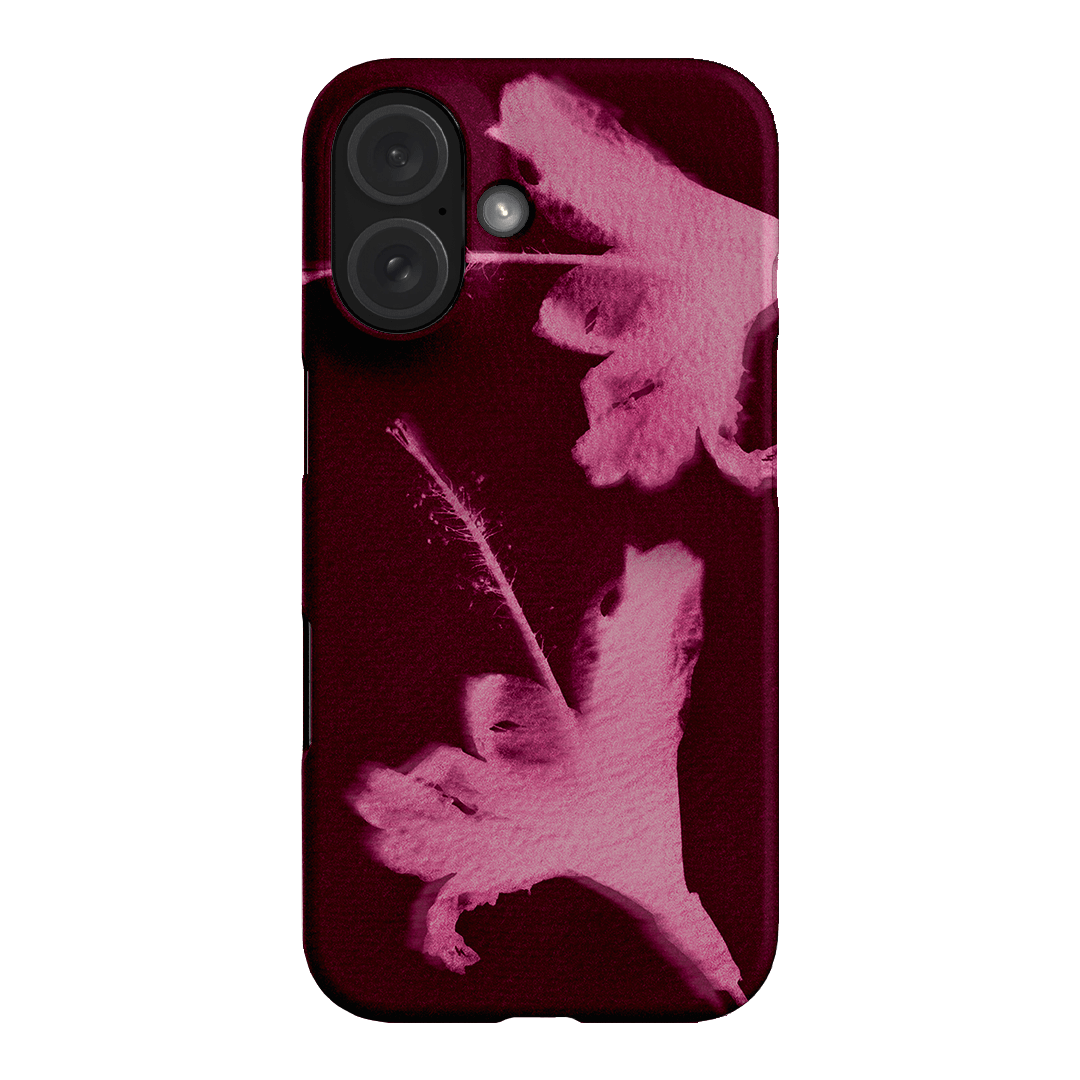 Hibiscus Glow Printed Phone Cases iPhone 16 / Snap by Sally Hungerford - The Dairy