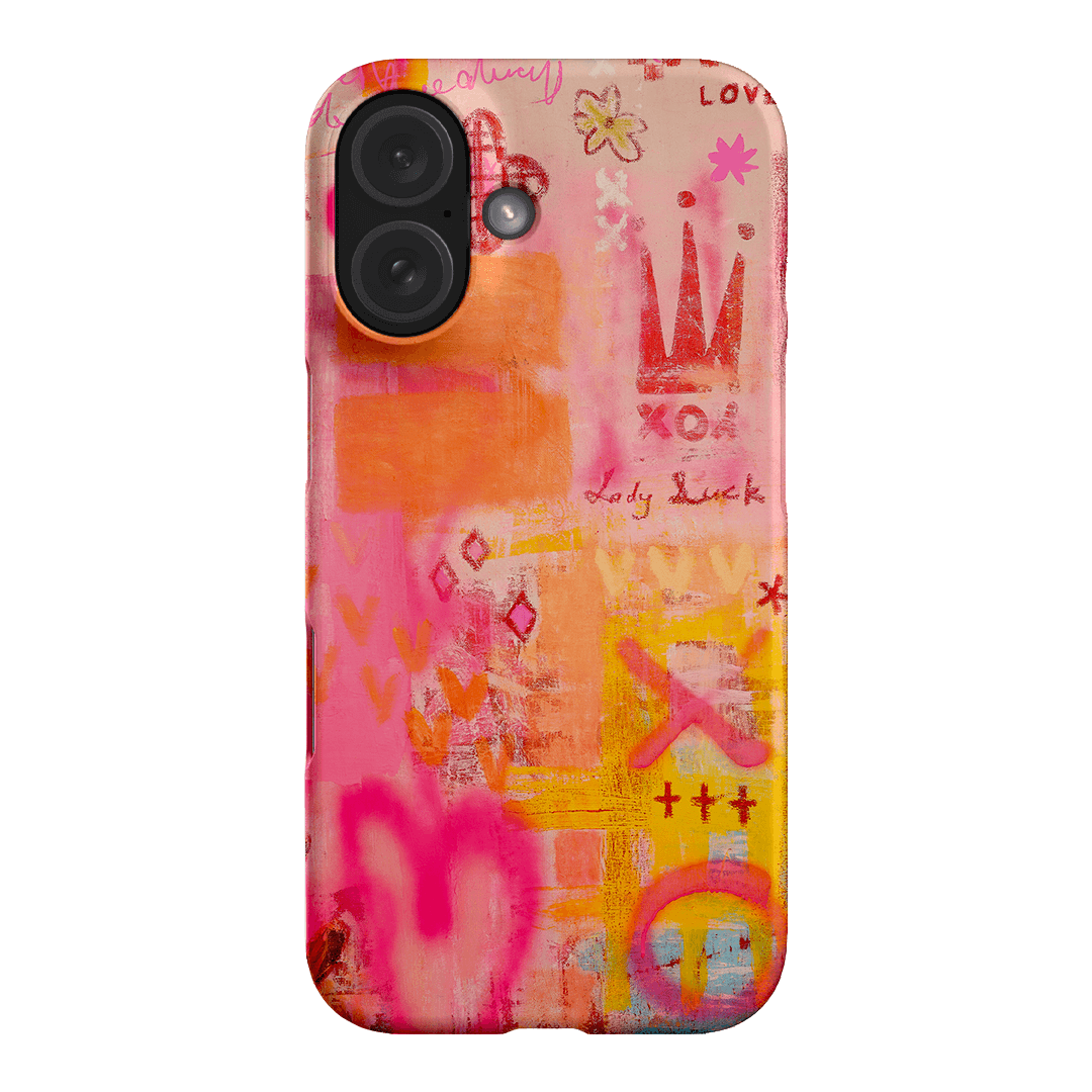 Lady Luck Printed Phone Cases iPhone 16 / Snap by Jackie Green - The Dairy