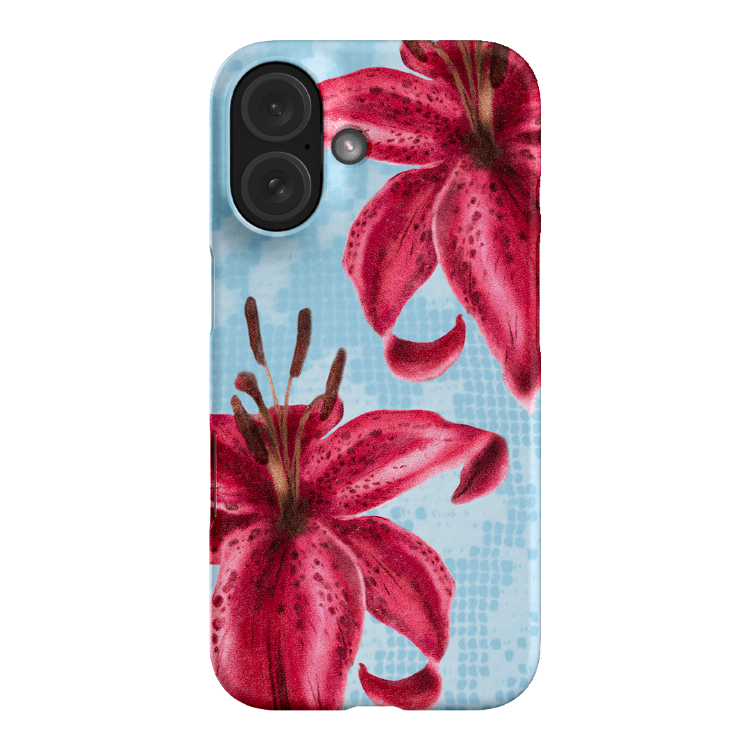 Lillies Printed Phone Cases iPhone 16 / Snap by Sally Hungerford - The Dairy