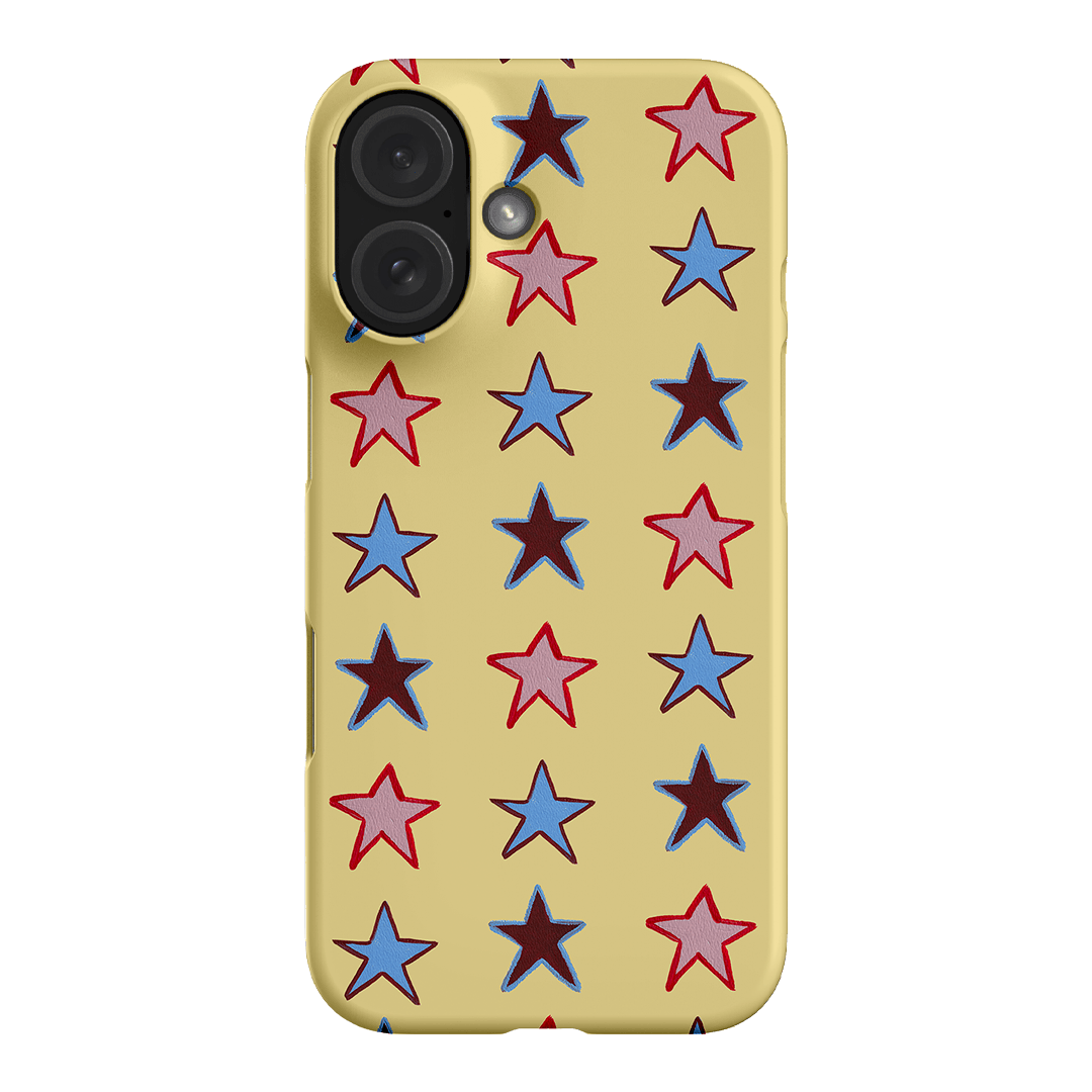 Lucky Stars Butter Printed Phone Cases iPhone 16 / Snap by BG. Studio - The Dairy