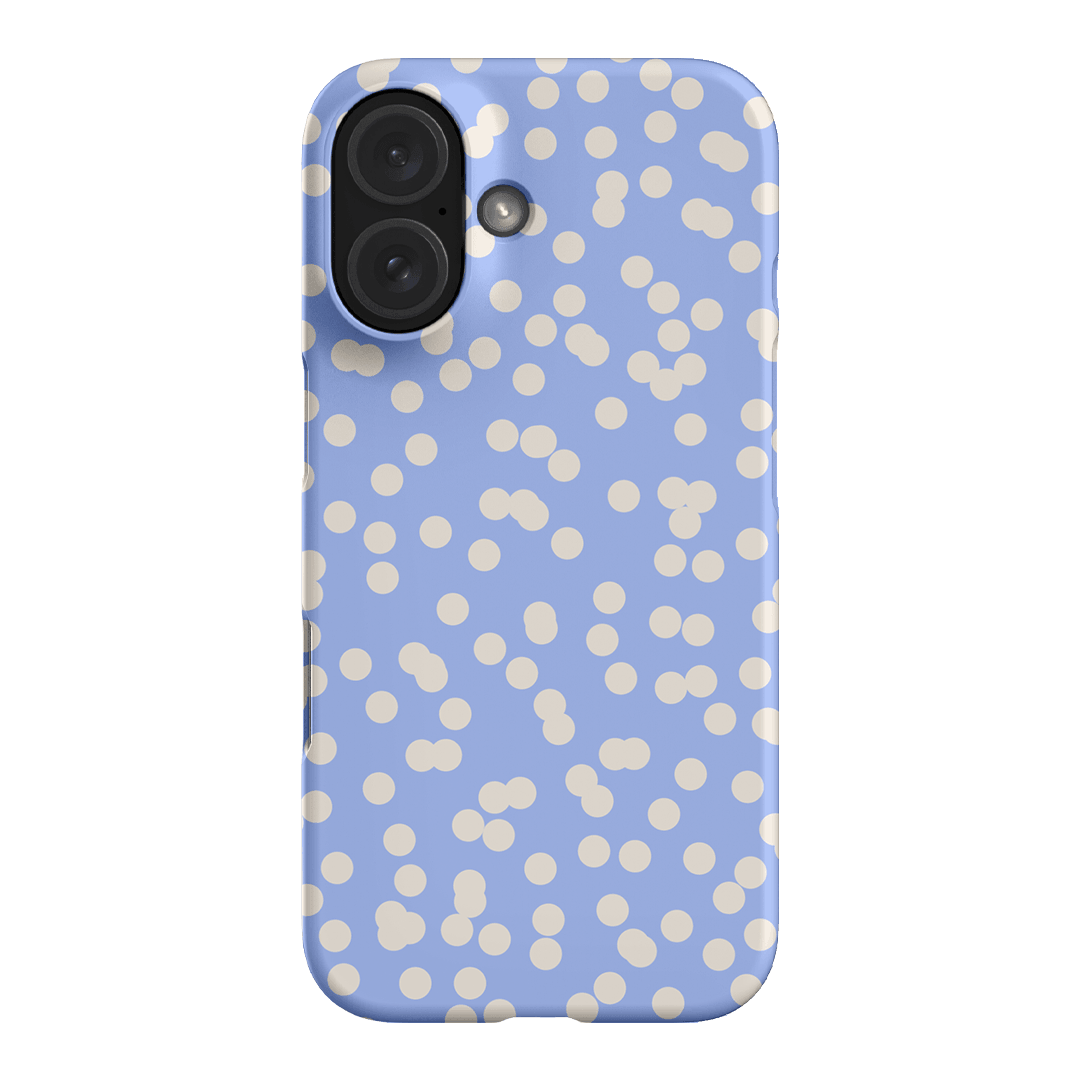 Mini Confetti Periwinkle Salt Printed Phone Cases iPhone 16 / Snap by Veronica Tucker - The Dairy