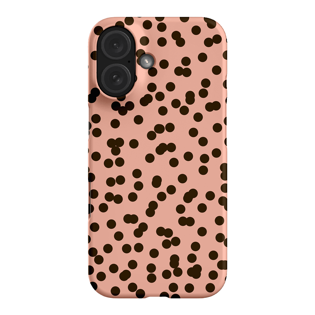 Mini Confetti Pink Chocolate Printed Phone Cases iPhone 16 / Snap by Veronica Tucker - The Dairy