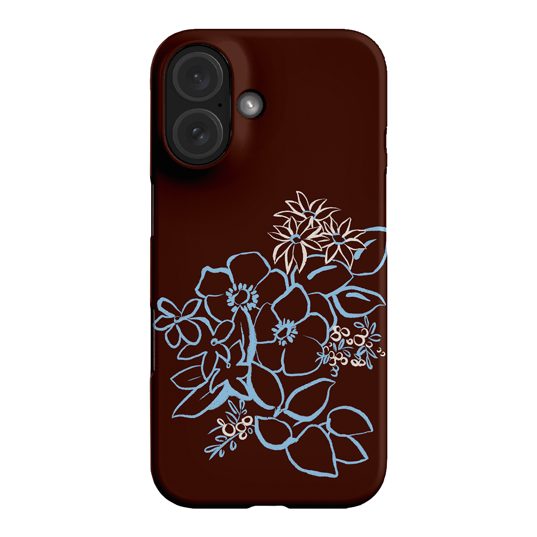 Mocha Posy Printed Phone Cases iPhone 16 / Snap by Typoflora - The Dairy