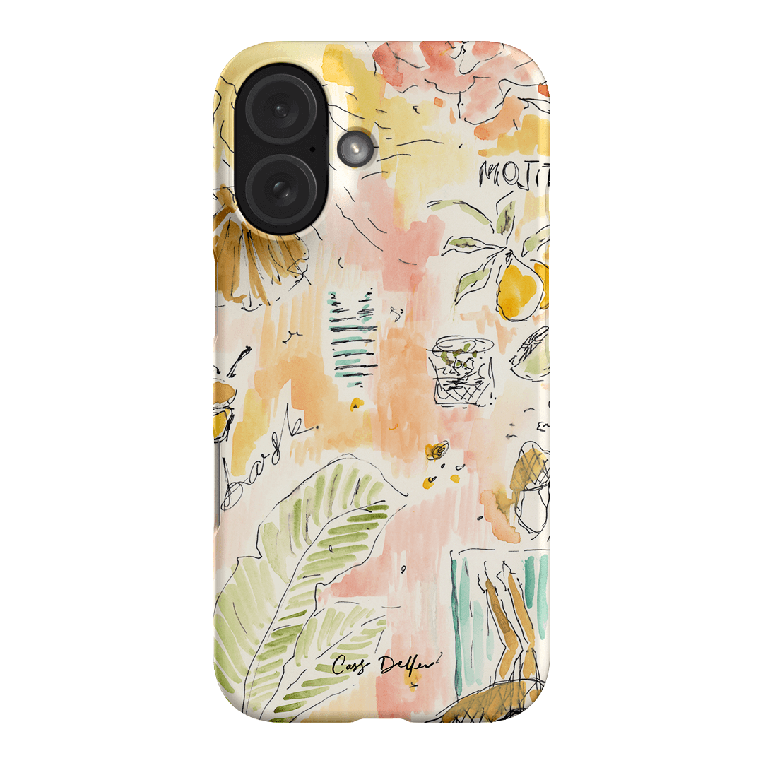 Mojito Printed Phone Cases iPhone 16 / Snap by Cass Deller - The Dairy