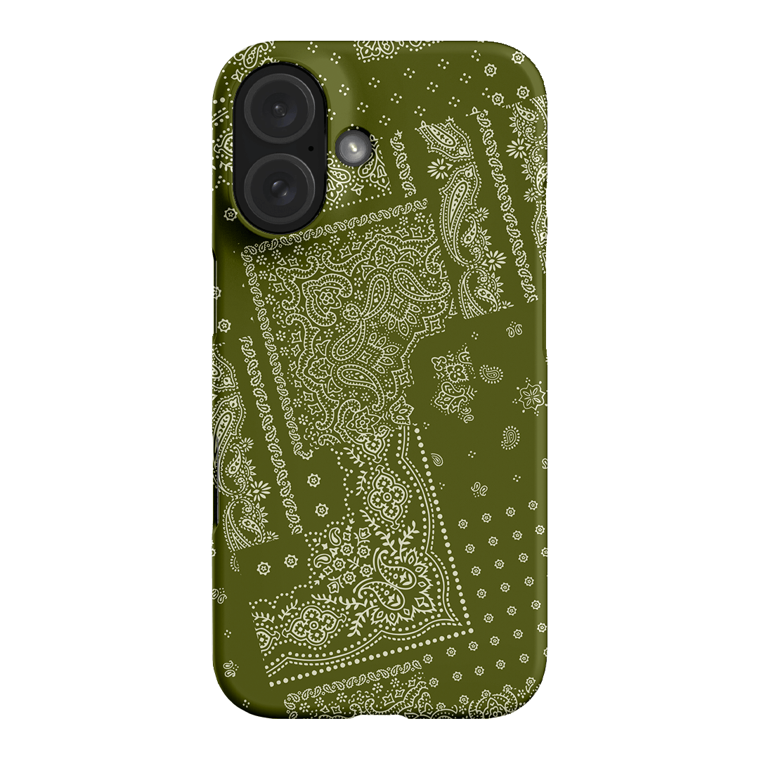 Paisley Fern Printed Phone Cases iPhone 16 / Snap by The Dairy - The Dairy