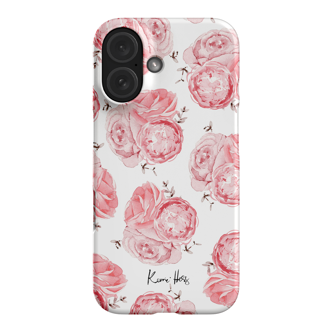 Peony Rose Printed Phone Cases iPhone 16 / Snap by Kerrie Hess - The Dairy