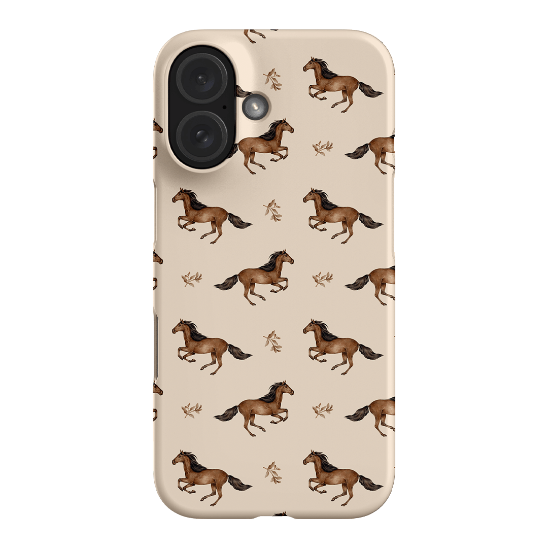 Running Horse Printed Phone Cases iPhone 16 / Snap by Kasiags Art - The Dairy