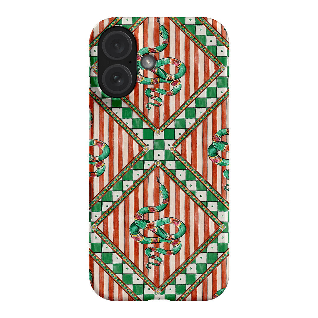 Serpent Printed Phone Cases iPhone 16 / Snap by Fenton & Fenton - The Dairy