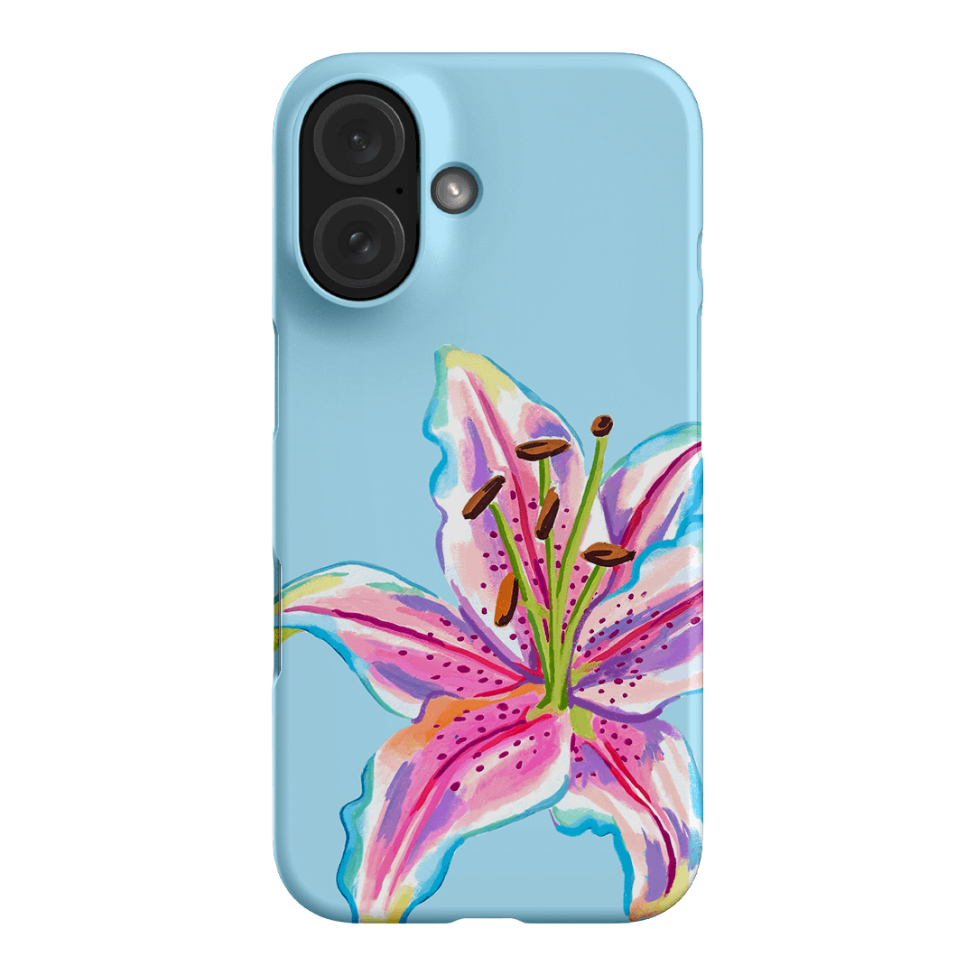 Sky Lily Printed Phone Cases iPhone 16 / Snap by Femke Studio - The Dairy