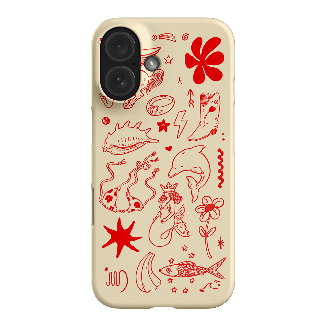 Spiced Cowboy Cream Printed Phone Cases iPhone 16 / Snap by Easty Beasty - The Dairy