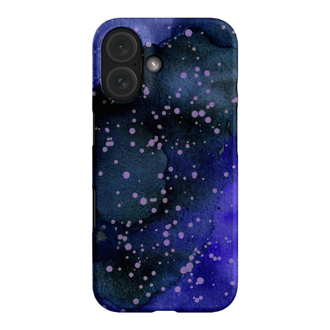 Spotty Navy Printed Phone Cases iPhone 16 / Snap by The Dairy - The Dairy