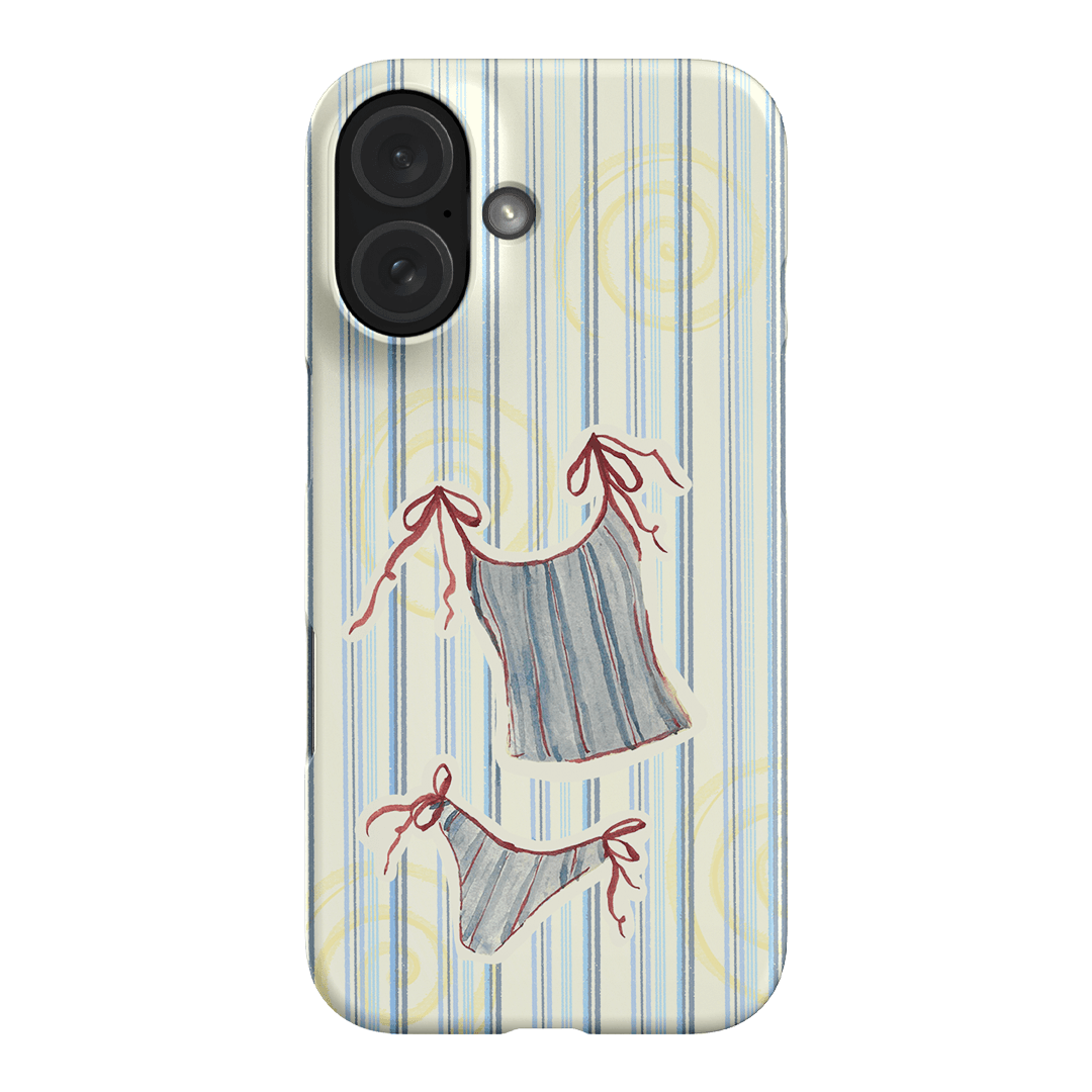 Stripe Tankini Printed Phone Cases iPhone 16 / Snap by Kayla Carr - The Dairy