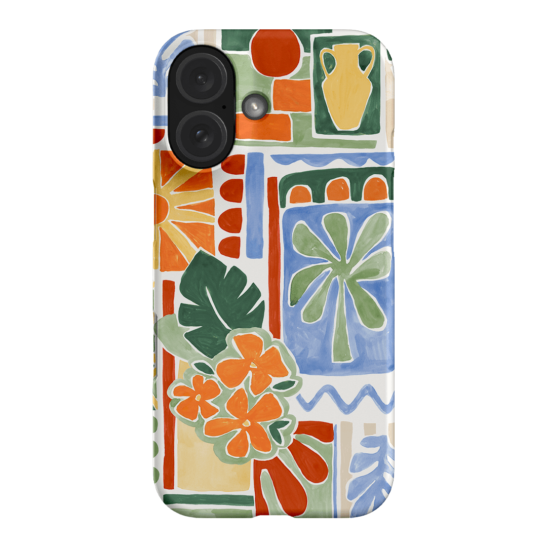 Tropicana Tile Printed Phone Cases iPhone 16 / Snap by Charlie Taylor - The Dairy