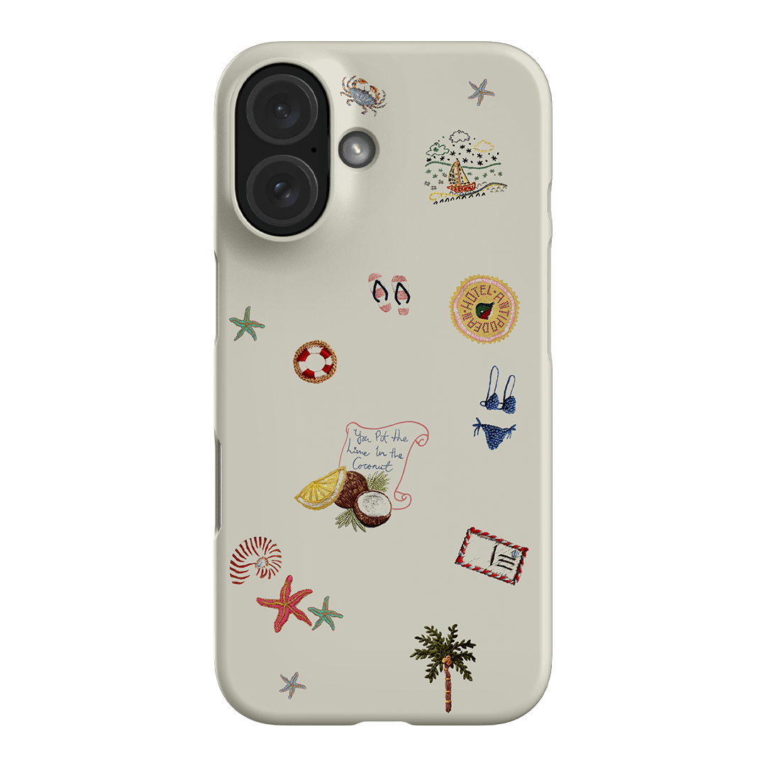 Vacay All Day Cream Printed Phone Cases by Antipodean - The Dairy