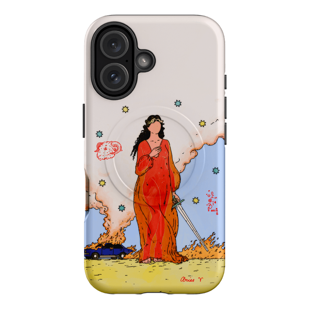 Aries Season Printed Phone Cases iPhone 16 / Armoured MagSafe by Easty Beasty - The Dairy