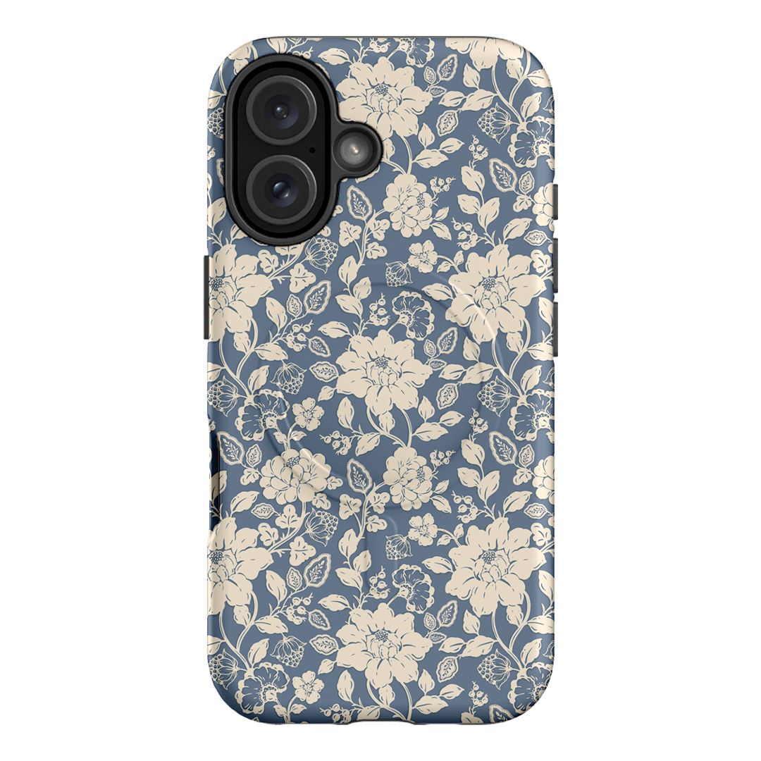 Blue Garden Printed Phone Cases iPhone 16 / Armoured MagSafe by Kasiags Art - The Dairy