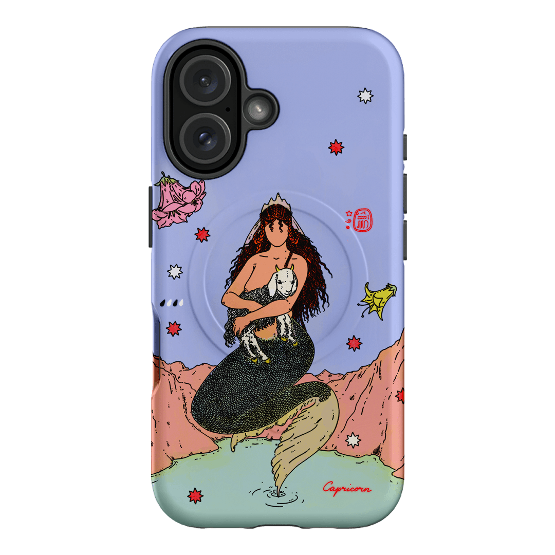 Capricorn Season Printed Phone Cases iPhone 16 / Armoured MagSafe by Easty Beasty - The Dairy