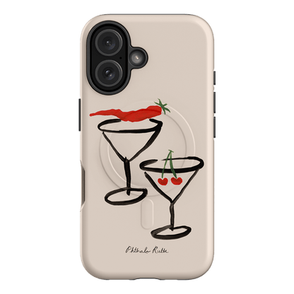 Chilli Cherry Printed Phone Cases by Phthalo Ruth - The Dairy