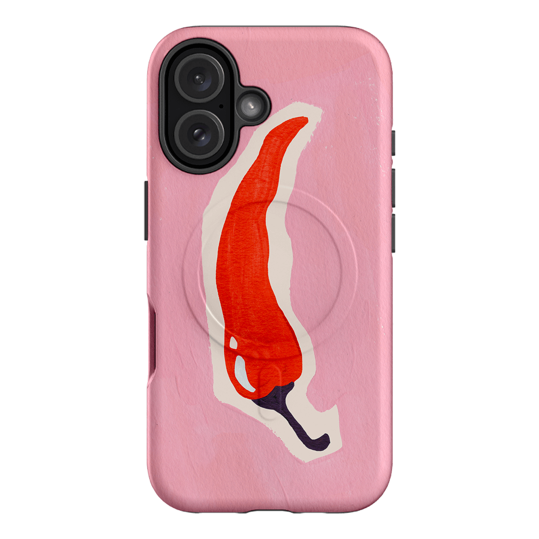 Chilli Printed Phone Cases iPhone 16 / Armoured MagSafe by Studio Bon - The Dairy