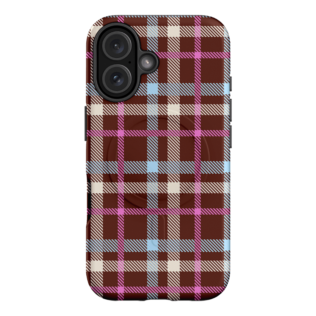 Confetti Plaid Printed Phone Cases iPhone 16 / Armoured MagSafe by The Dairy - The Dairy