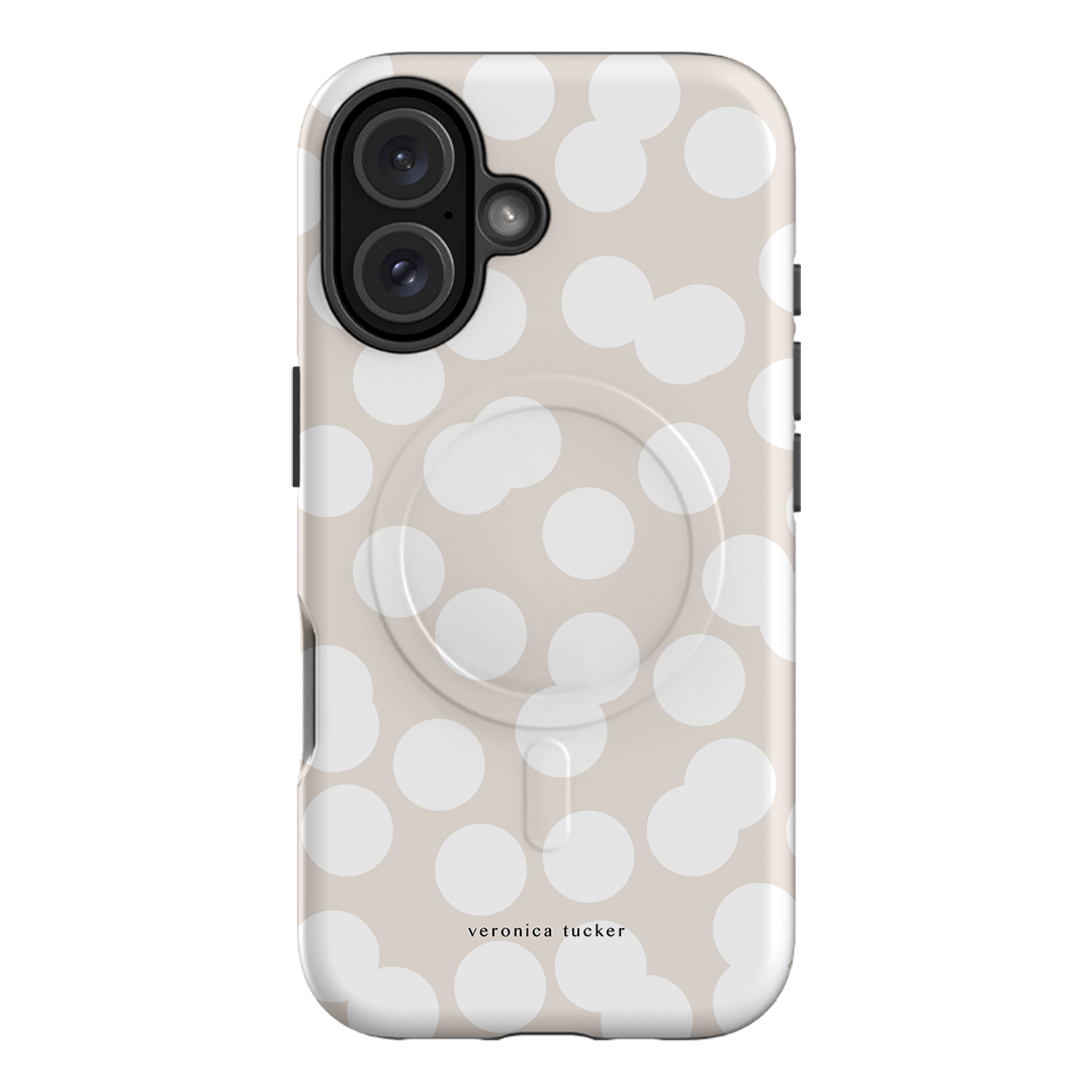 Confetti White Printed Phone Cases iPhone 16 / Armoured MagSafe by Veronica Tucker - The Dairy