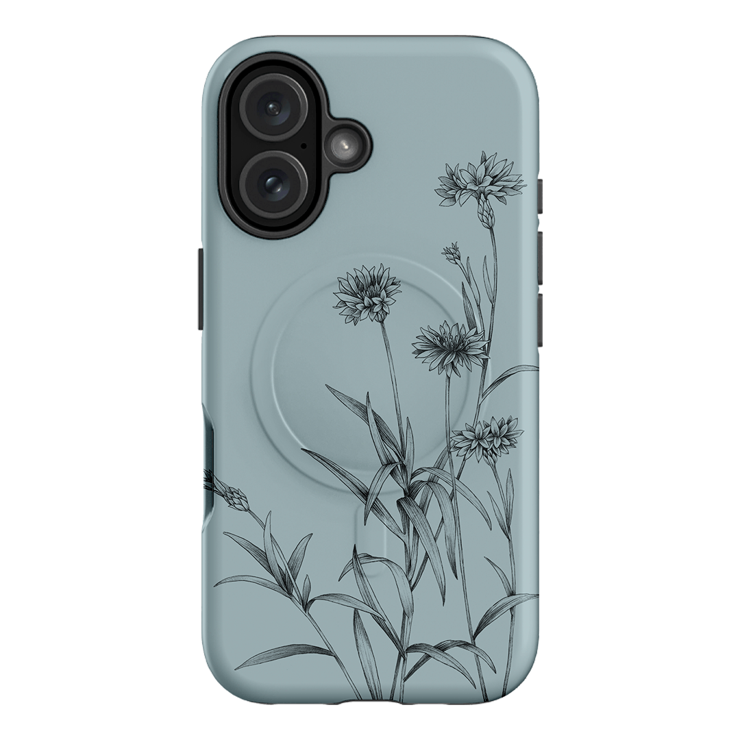 Cornflowers Study Printed Phone Cases iPhone 16 / Armoured MagSafe by Typoflora - The Dairy