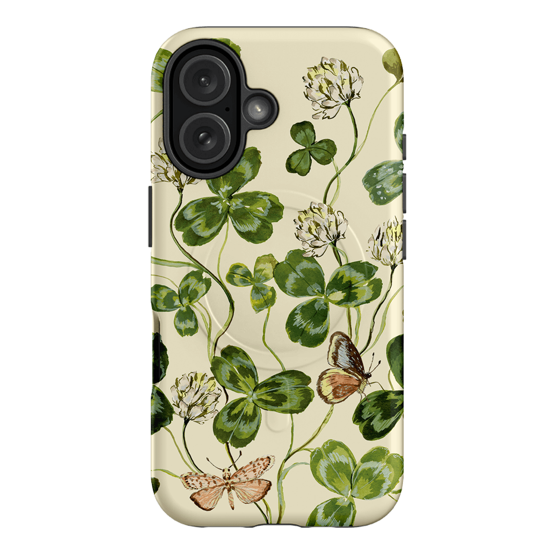 Clover & Butterflies Printed Phone Cases iPhone 16 / Armoured MagSafe by Ellie Mae - The Dairy