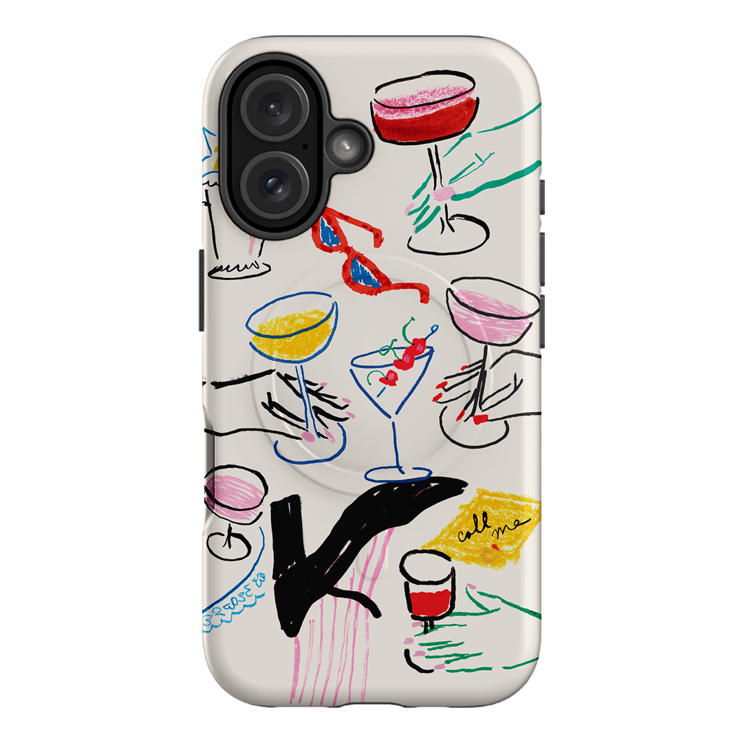 Girls Night Out Printed Phone Cases iPhone 16 / Armoured MagSafe by Phthalo Ruth - The Dairy
