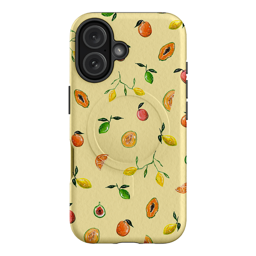 Golden Fruit Printed Phone Cases iPhone 16 / Armoured MagSafe by BG. Studio - The Dairy