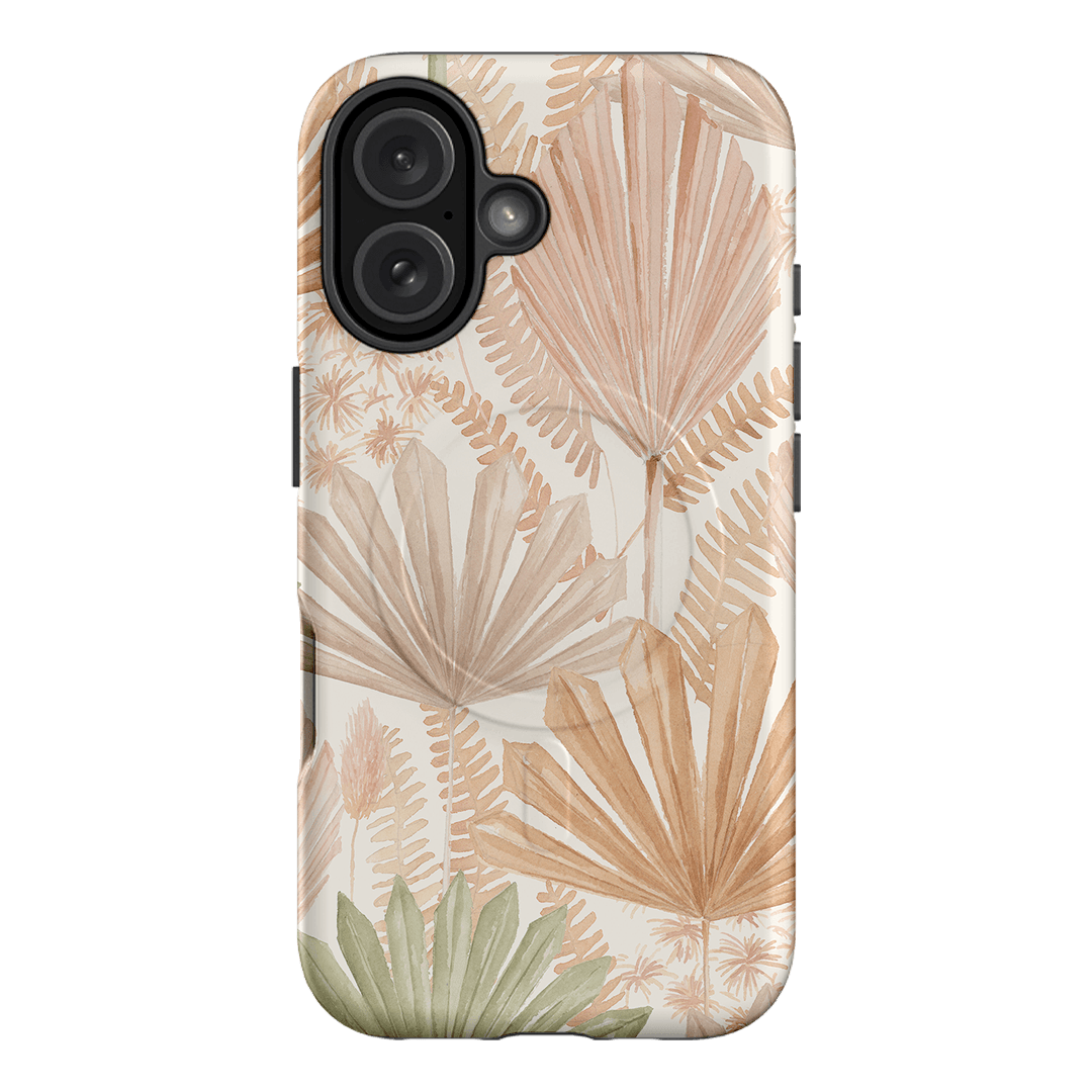 Golden Palm Printed Phone Cases iPhone 16 / Armoured MagSafe by Cass Deller - The Dairy